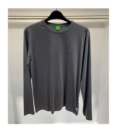 Hugo Boss Logo Long-sleeved T-shirt In Black
