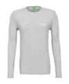 Hugo Boss Logo Long-sleeved T-shirt In White