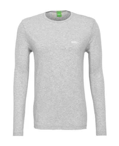 Hugo Boss Logo Long-sleeved T-shirt In White