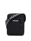 Hugo Boss Logo Messenger Bag In Black