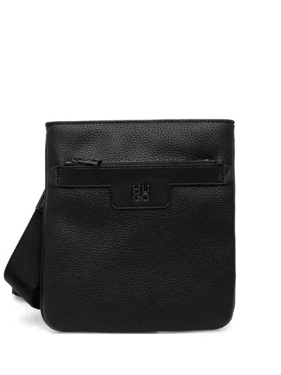 Hugo Boss Logo Messenger Bag In Black