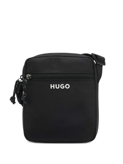 Hugo Boss Logo Messenger Bag In Black