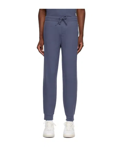Hugo Boss Logo Mid-waist Sweatpants In Gray