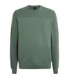 Hugo Boss Logo Momentum-x Sweatshirt In Green