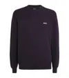 Hugo Boss Logo Momentum-x Sweatshirt In Purple