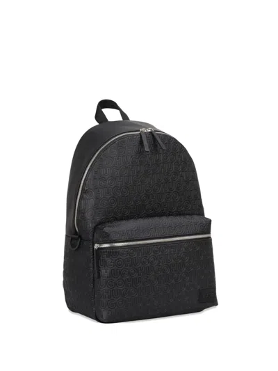 Hugo Boss Logo-motif Backpack In Black
