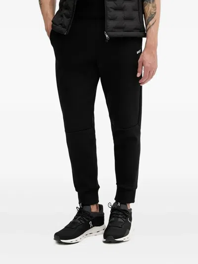 Hugo Boss Logo-motif Sweatpants In Black