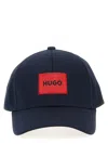 Hugo Boss Logo Patch Cap Hats Black