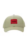 Hugo Boss Baseball Hat With Logo Patch In Green