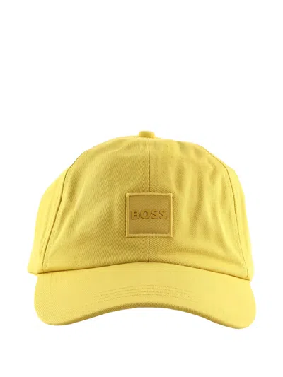 Hugo Boss Logo Patch Cap In Pattern