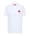 Hugo Boss Hugo Polo Shirt With Logo Patch In White