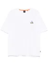 Hugo Boss Logo-patch Cotton T-shirt In White