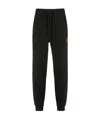 Hugo Boss Trousers With Back Pocket And Elastic Waistband In Black