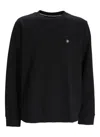 Hugo Boss Cotton-terry Regular-fit Sweatshirt With Double Monogram In Black