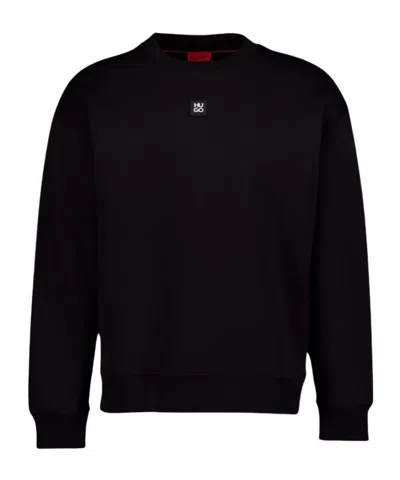 Hugo Boss Logo Patch Crewneck Sweatshirt In Multi