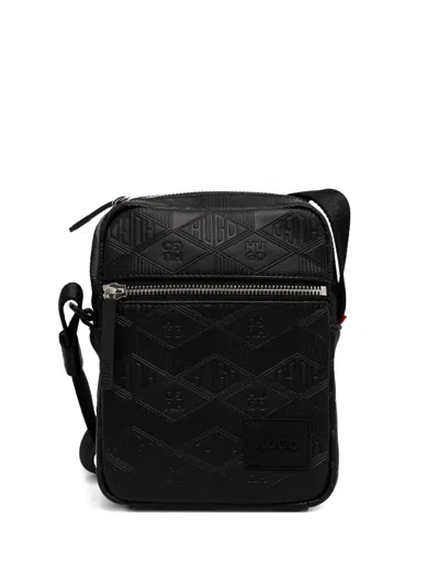 Hugo Boss Logo-patch Debossed Messenger Bag