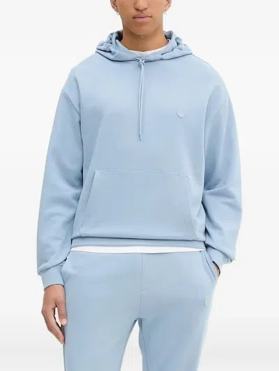 HUGO BOSS LOGO-PATCH HOODIE