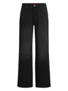 Hugo Boss Logo-patch Jeans In Black