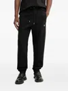 Hugo Boss Logo-patch Joggers In Black