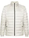 Hugo Boss Logo-patch Padded Jacket In Light Beige (beige)