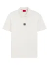 Hugo Boss Poloshirt Mit Logo-patch In White