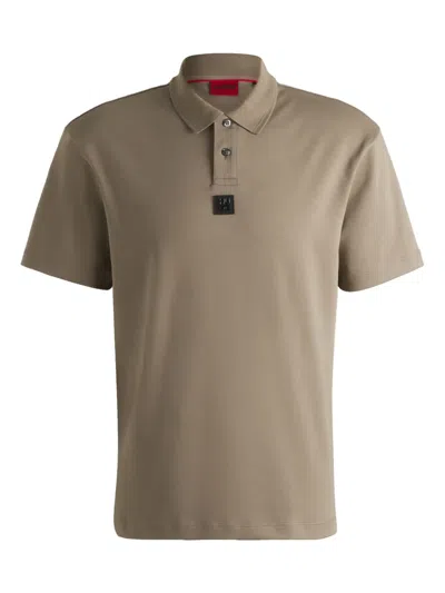 HUGO BOSS LOGO-PATCH POLO SHIRT