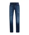 Hugo Boss Regular-fit Jeans In Italian Cashmere-touch Denim In Blue