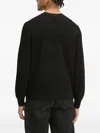 Hugo Boss Logo-patch Sweater In Black