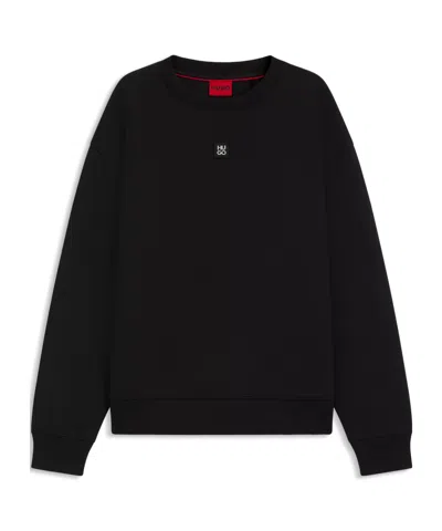 HUGO BOSS LOGO-PATCH SWEATSHIRT