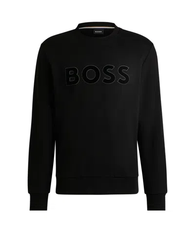 HUGO BOSS HUGO BOSS/BOSS HUGO BOSS HUGO BOSS LOGO EMBOSSED CREWNECK SWEATER