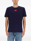 Hugo Boss Logo-patch T-shirt In Blue