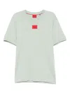 Hugo Boss T-shirt Mit Logo-patch In Green