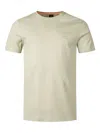 Hugo Boss Logo-patch T-shirt In Neutral