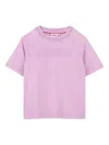 Hugo Boss Logo-patch T-shirt In Purple