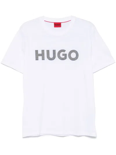 Hugo Boss Logo-patch T-shirt In White