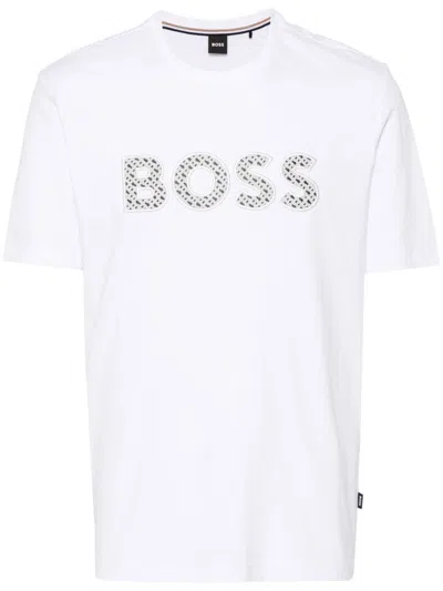 HUGO BOSS LOGO-PATCH T-SHIRT