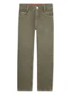 Hugo Boss Logo-patch Trousers In Green