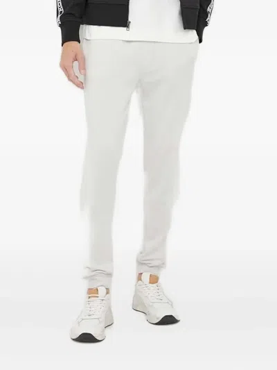 Hugo Boss Logo-patch Trousers In White