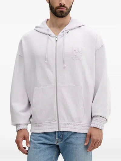 Hugo Boss Logo-patch Zip-up Hoodie