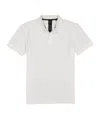 Hugo Boss Logo Pattern Polo Shirt In White