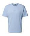 Hugo Boss Logo Pattern T-shirt In Blue