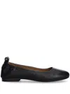 Hugo Boss Logo-plaque Ballerina Shoes In Black