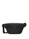 Hugo Boss Logo-plaque Belt Bag In Black