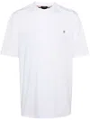 Hugo Boss White Regular-fit Monogram Print T-shirt In White