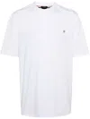 Hugo Boss White Regular-fit Monogram Print T-shirt In White