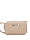Hugo Boss Logo-plaque Cross Body Bag In Neutral