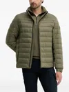 Hugo Boss Logo-plaque Half-zip Sweatshirt In Green