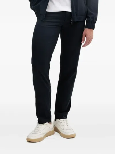 Hugo Boss Logo-plaque Jeans In Black