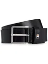 Hugo Boss Boss Ther Flag E Sz35 Belt In Black