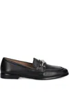 Hugo Boss Logo-plaque Loafers In Black